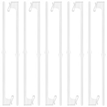30St Plastic Vlaggenhouder Wit Voor Auto Frame