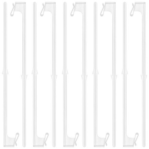 30St Plastic Vlaggenhouder Wit Voor Auto Frame