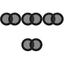 8St Zwarte Plastic Autoluidspreker Grill Beschermhoes Voor Subwoofer