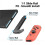 Magnetic Adapter Game Console Charging Grip for  1 & OLED Joystick Controller Converter to  2 Accessories 5
