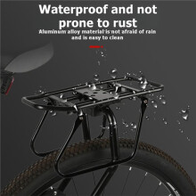 Portapacchi Posteriore Universale per Bicicletta, Supporto per Freni A Disco, Accessori per Ciclismo da Viaggio e per Attività All'Aperto.