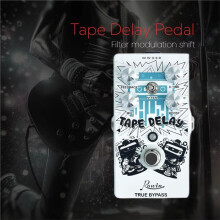 Rowin Pedal de Efectos de Guitarra con Retardo de Cinta, Eco, Modulación, Modulación, Efectores, Circuito de Búfer y Reverberación para Guitarra