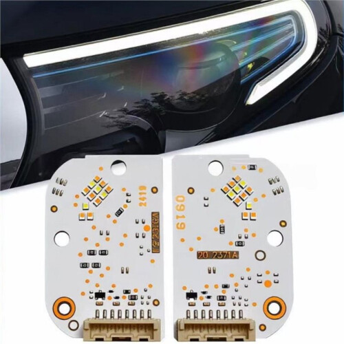 1Pair Headlight LED Daytime Running Lights Source Chip PCBA Board for - EQC-Class 19-22 Dimmed Lights Board 1