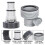 Pool Hose Adapter for  Above Ground Pools Pump Reducer Connector Compatible with Sand Filters,Saltwater Systems 3