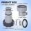 Pool Hose Adapter for  Above Ground Pools Pump Reducer Connector Compatible with Sand Filters,Saltwater Systems 4