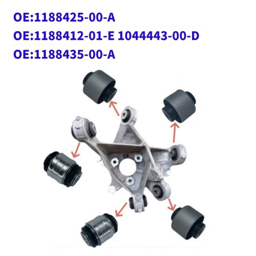 1188412-01-E 1044443-00-D Rear Steering Knuckle Bushing Kit for  Model 3 Model Y 2017-2023 2