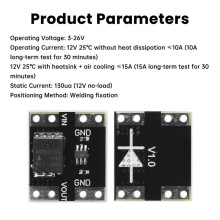 5pcs XL0401 Ideal Diode Module Advanced Rectifier Simulation Board 3-26V Low Drop Power Management Stable Performance