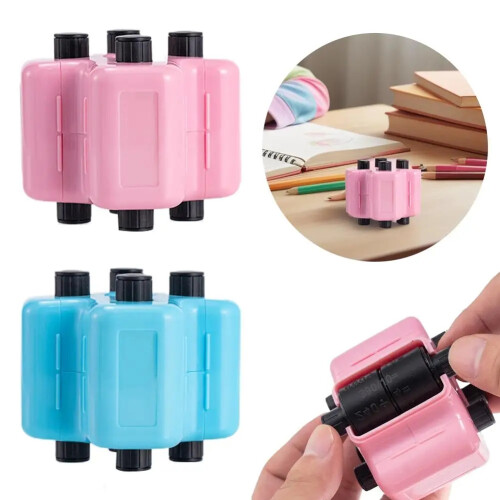 Math Practice Stamp 4 in 1 Digital Roller Stamp,Addition Subtraction Multiplication Worksheet Maker 2