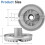 Gas Range Burner Base for GE Models JGBS66DEK6WW JGB700EEJ3ES PGB960SEJ6SS - Replace WB16X24722 8