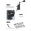Drawstring Locking Gate Gravity  the Other Side Can Also Be Opened Key Lockable  One Side of Gate for Metal Wood 6