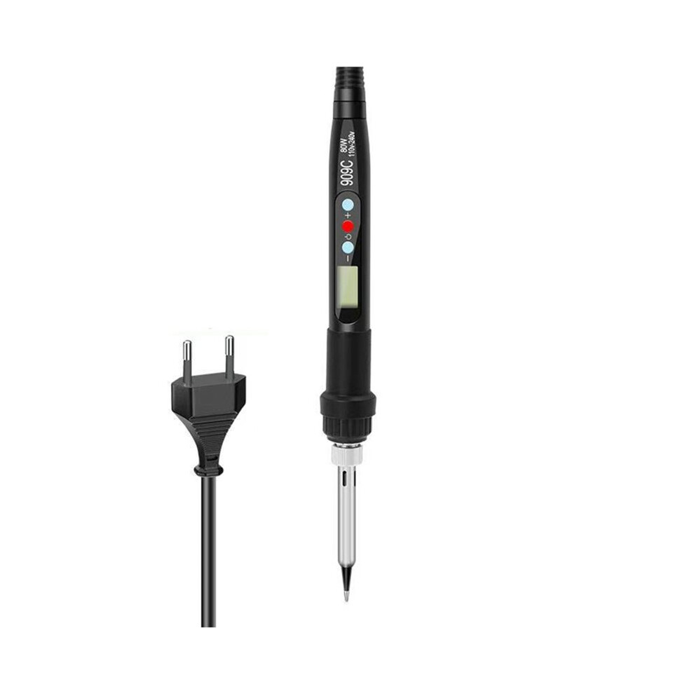 Electric Soldering Iron 80W Lcd Digital Display Soldering Iron Tip Adjustable Temperature Welding Solder Tool Eu 4712796208589