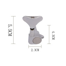 Accordatore per Chitarra Elettrica e Basso 2R2L Manopola per Corde Piroli di Accordatura Inclusi Meccaniche per Chitarra Elettrica Accessori per