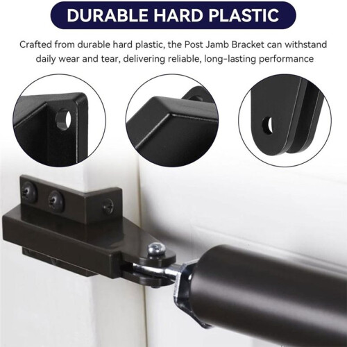 2 Pack Screen Door Jamb Bracket for Door Closer Replacement Post Jamb Bracket for Wright Products V820 V820A 1