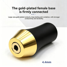 Vergoldeter XLR-4-Pin-Stecker auf 4,4-mm-Buchse (Symmetrisch) - HiFi-Kopfhörer-Audiokonverter