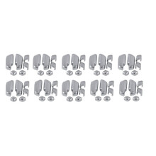 60Pcs Chrome Car Door  Adjust Buttons  for - E Class W204 W205 W212 W218 X204 X166 C E GLK GL ML