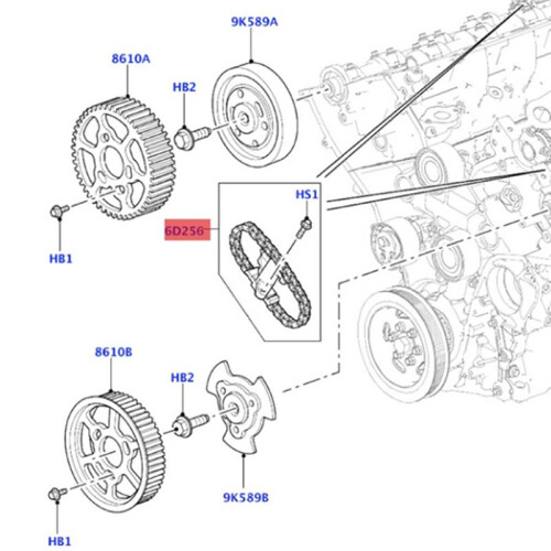 1set Tensioner Chain Assembly 1316113 Suitable for 1
