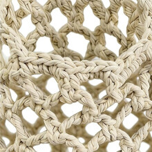 Portapiante In Macramè Stile Boho, Cestino Porta Piante Grasse In Corda di Cotone Intrecciata con Sacchetto A Rete, Decorazione per La Casa,
