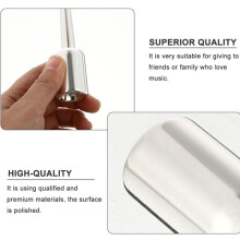 Trumpet Mouthpiece 9.8mm Outer Diameter Thicker Heavier 4 1/2 Mouthpiece Silver Instrument Accessory