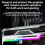 ARGB 5V 3PIN  Card Bracket Adjustable ARGB AURA SYNC Computer  Card GPU Bracket Stable Support Black 10