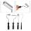 4pcs Fiberglass Roller Kit Vertical Roller Bubble Paddle Tool Laminating Roller Kit Fiberglass Laminating Roller 3