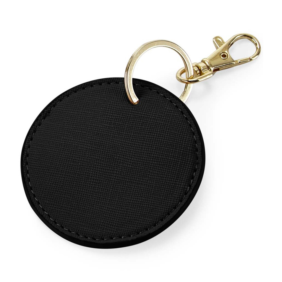 Bagbase (One Size, ) Boutique Circular Key Clip Black