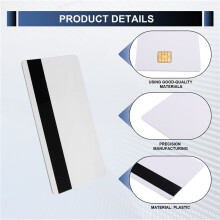 J31/72 High Anti Magnetic Stripe White Card T=1 0, ATR Value Unfuse Compatible with J2A040 Chip