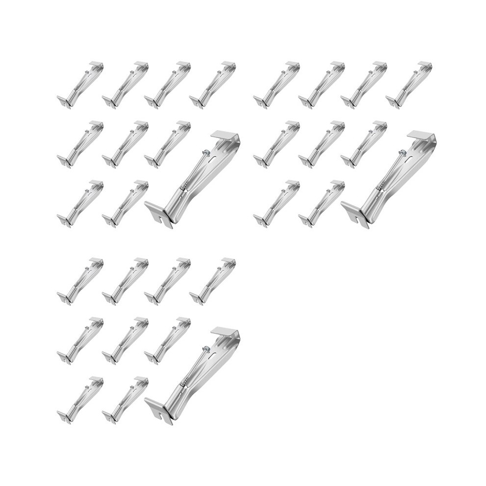 5Inch 30 Pack Gutter Hangers, With Pre-Inserted Screw, Aluminum Gutter Brackets For Repairing Sagging Rain Gutters 4713773873066