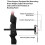 Bow String Nocking Points Pliers Set with T Shape Bow Square Ruler and Nocking Buckle for Recurve Archery Turning Kit 6