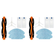2 Set for X-Plorer 45 / RG8275WH Roller Side Brush Hepa Filter Mop Rag Robot Vacuum Cleaner Accessory Spare Part