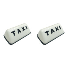 2X TAXI LED-Blinker Licht Schild LED Tageslicht Taxi Dach Licht 12V 3W Auto Fahren Dach Top Cab LED Schild