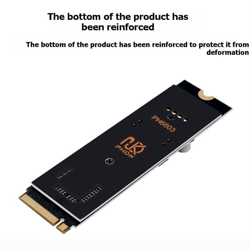 Usb Adapter For Desktop Computer 20Gbps M.2 to TYPE-E Adapter High Speed M Key NVMe PCIe to USB 3.2 ...