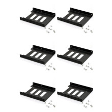 6X Hard Disk Bracket 2.5 to 3.5 Hard Disk Cage Hard Disk Bracket Multi-Function Solid State Drive SSD Bracket