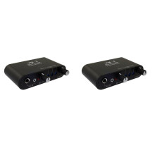 2X VM-3 Mic Preamp Audio Ducking Microphone Audio Ducking Automatic Mute Notification Audio Signal Mixer for Broadcast