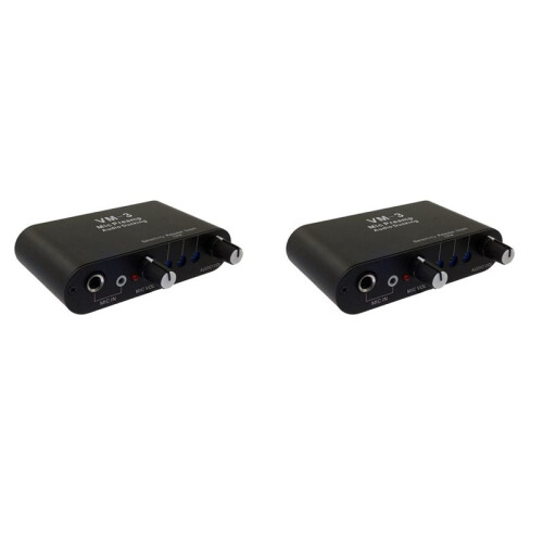 2X VM-3 Pré-Amplificador de Microfone com Redução Automática de Áudio, Notificação Automática de Silenciamento e Mixer de Sinal de Áudio para