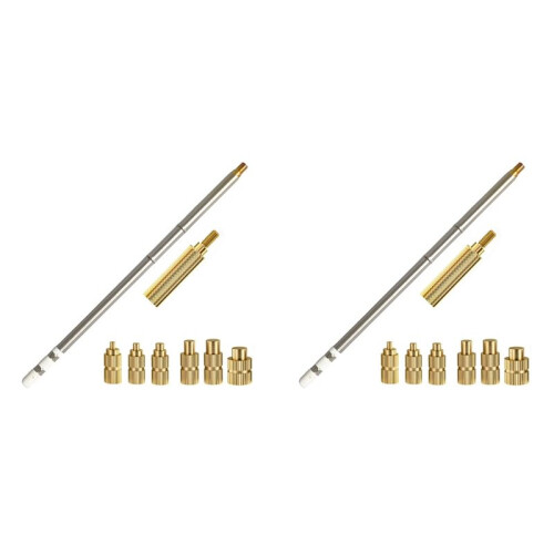 2X Pointes de Fer à Souder T12 pour Insertion D'Écrous à Chaud, Kit D'Insertion M2-M6, Adaptateurs D'Indentation