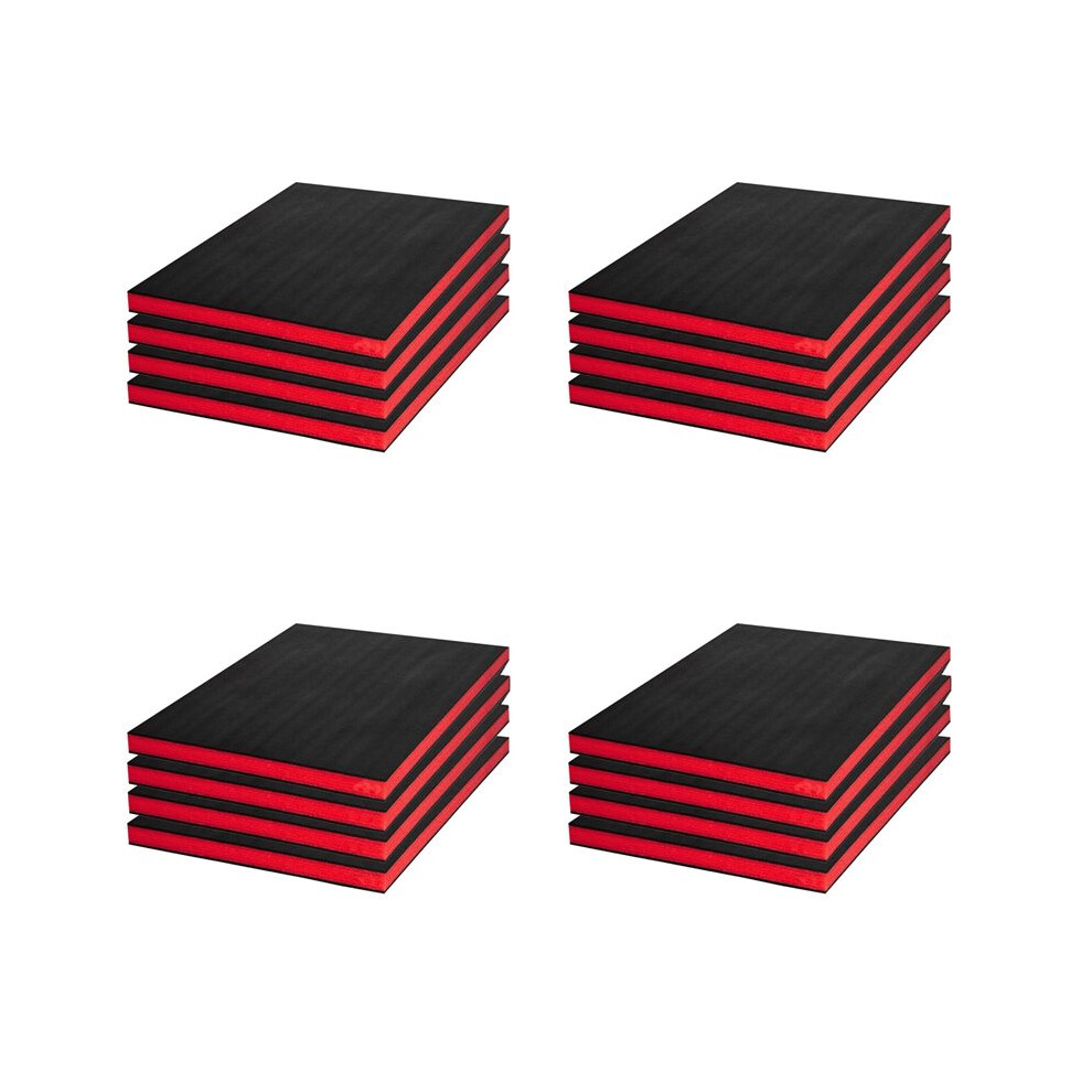 Tool Box Foam, 16Pack 16X12x1 Inch, Foam Inserts For Cases, Polyethylene Storage Sheets For Toolbox Hard Case 4711822109364