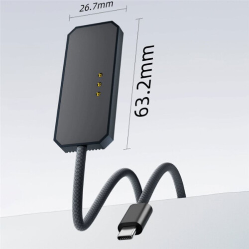 Cabo de Carregamento Magnético PD 35W de 2m com Chip Inteligente para  Pro M4/M5 de 11 Polegadas 1