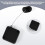 8pcs Remote Control Tether TV Remote Control Leash Retractable Safety Lock with Adjustable Strap A 3