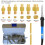 Wärme-Embedded-Mutternadapter M2 M3 M4 M5 M6 M8 Kopf-Einsteckspitzen-Kit für 936 Lötkolbenstift (EU-Stecker) 6
