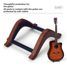 Abnehmbarer Gitarrenständer Aus Holz, Bodenständer für Akustikgitarren, Notenständer Aus Holz für Elektrische und Akustische Ukulelen