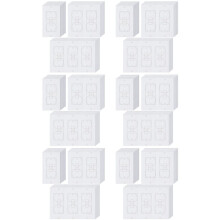 120-Teilige Wandisolierungs-Isolatoren, Isolierpads für Steckdosen für Wand, Licht, Schaltersteckdose