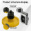 3D Printer Extruder Gear Assembly Compatible with for  P2S Filament Drive Transmission Replacement Part 4