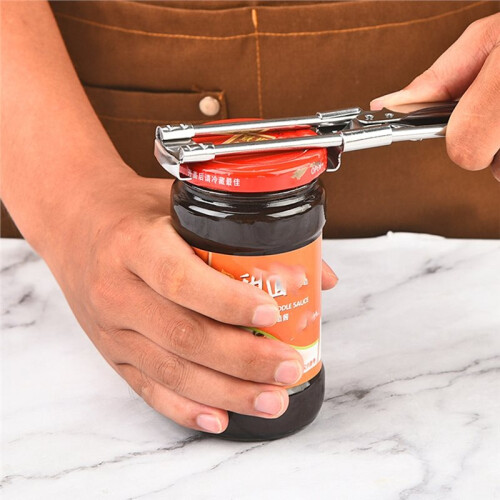 Adjustable Stainless Steel Multi-Function Bottle Opener for Jars, Bottles, and Cans 2