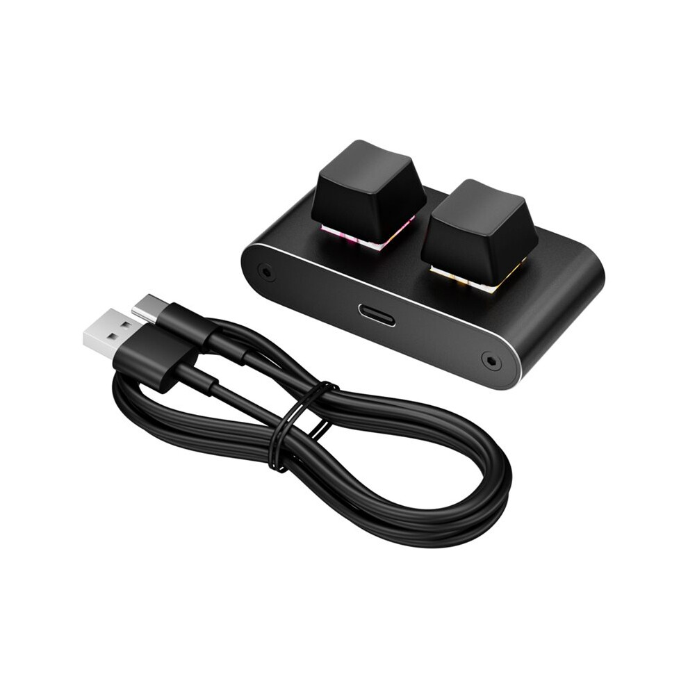 2-Key Customizable Numeric Keypad Usb Wired Keyboard Shortcut Keys: Copy, Paste, Enter Key, Answer Button 6033314412874