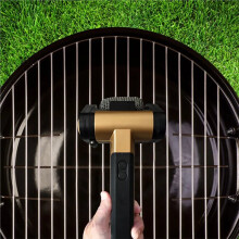 Electric Stainless Steel Roller Grills Cleaner Brush W/Replaceable Brush Heads with LED Light Home Cleaning Tools BBQ