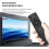 Backlit Voice Remote Control,USB Wireless Voice Control Sensing 2.4G Air Remote Mouse with IR Learning for PC,Projector 3