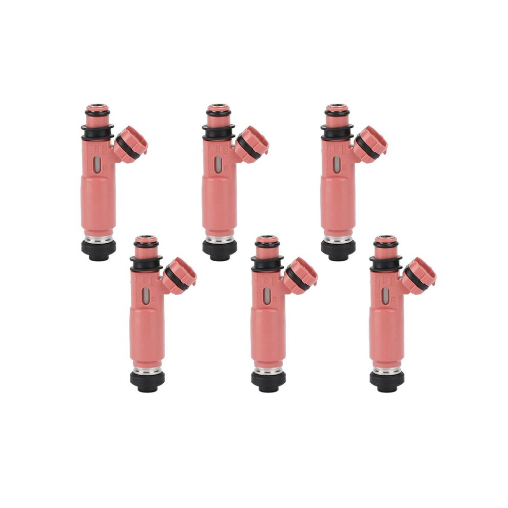 6Pcs 195500-4140 Fuel Injectors Fit For Pajero Sport 6G72 3.0 Mr507376 4713492676948
