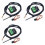 3X DS18B20 Temperature Sensor Module Kit Waterproof 100CM Digital Sensor Cable Probe Terminal Adapter for 1