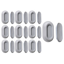 Lot de 10 Supports Magnétiques pour Télécommande, Fixation Murale Adhésive Sans Perçage, pour TV, Ventilateur, Climatiseur C