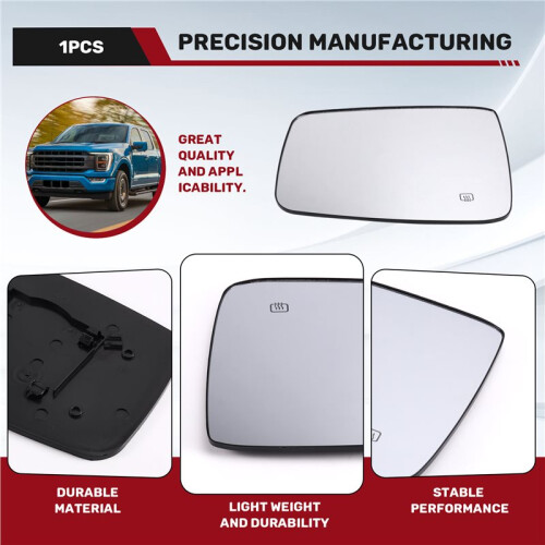68050299AA para  Ram 1500 2009-2019 e Ram 2500 2012-2019 Espelho Retrovisor Esquerdo com Aquecimento Automático 2